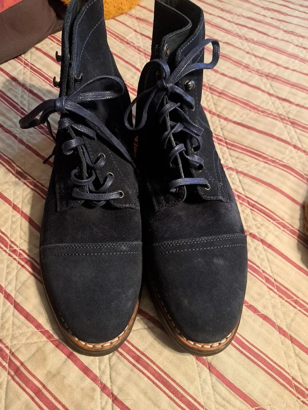 NWOB Rare!!! Thursday Boot Co. Midnight Suede Captain Boots Mens Size 11.5